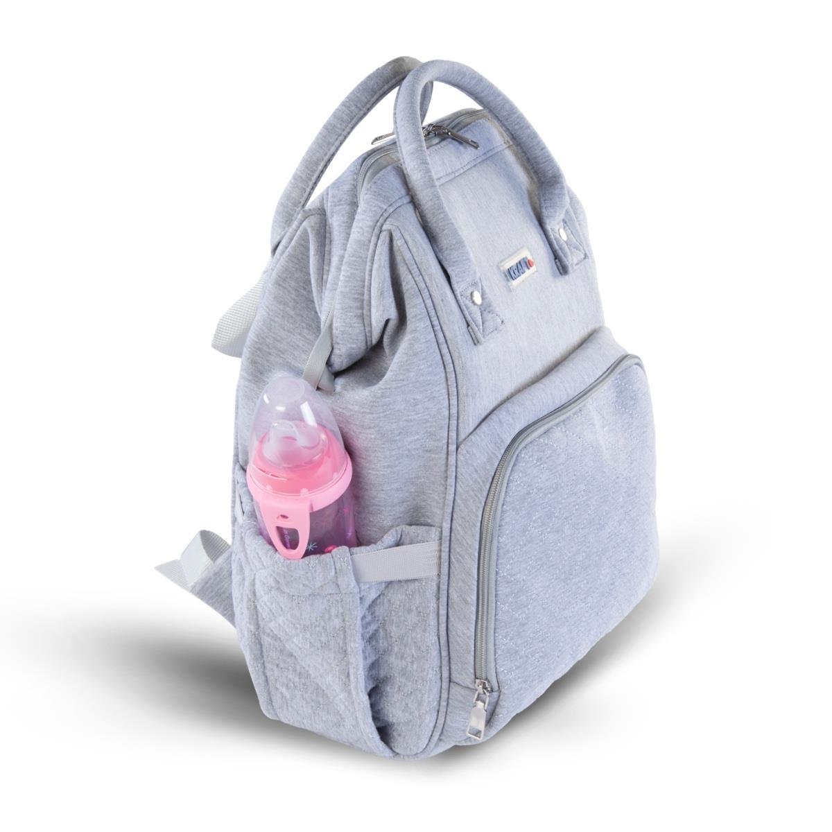 Ebony Bebek Bakım Sırt Çantası Gri