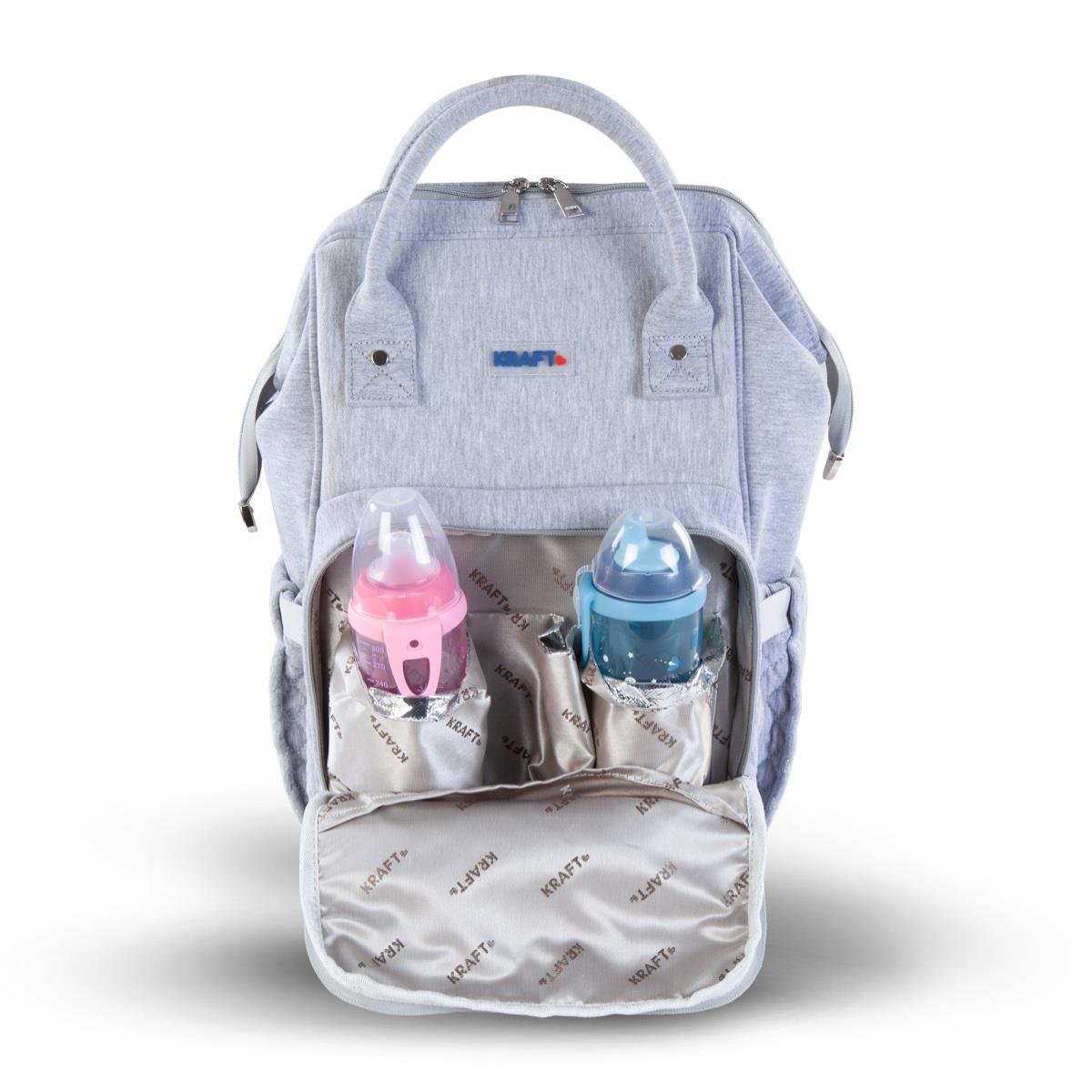 Ebony Bebek Bakım Sırt Çantası Gri