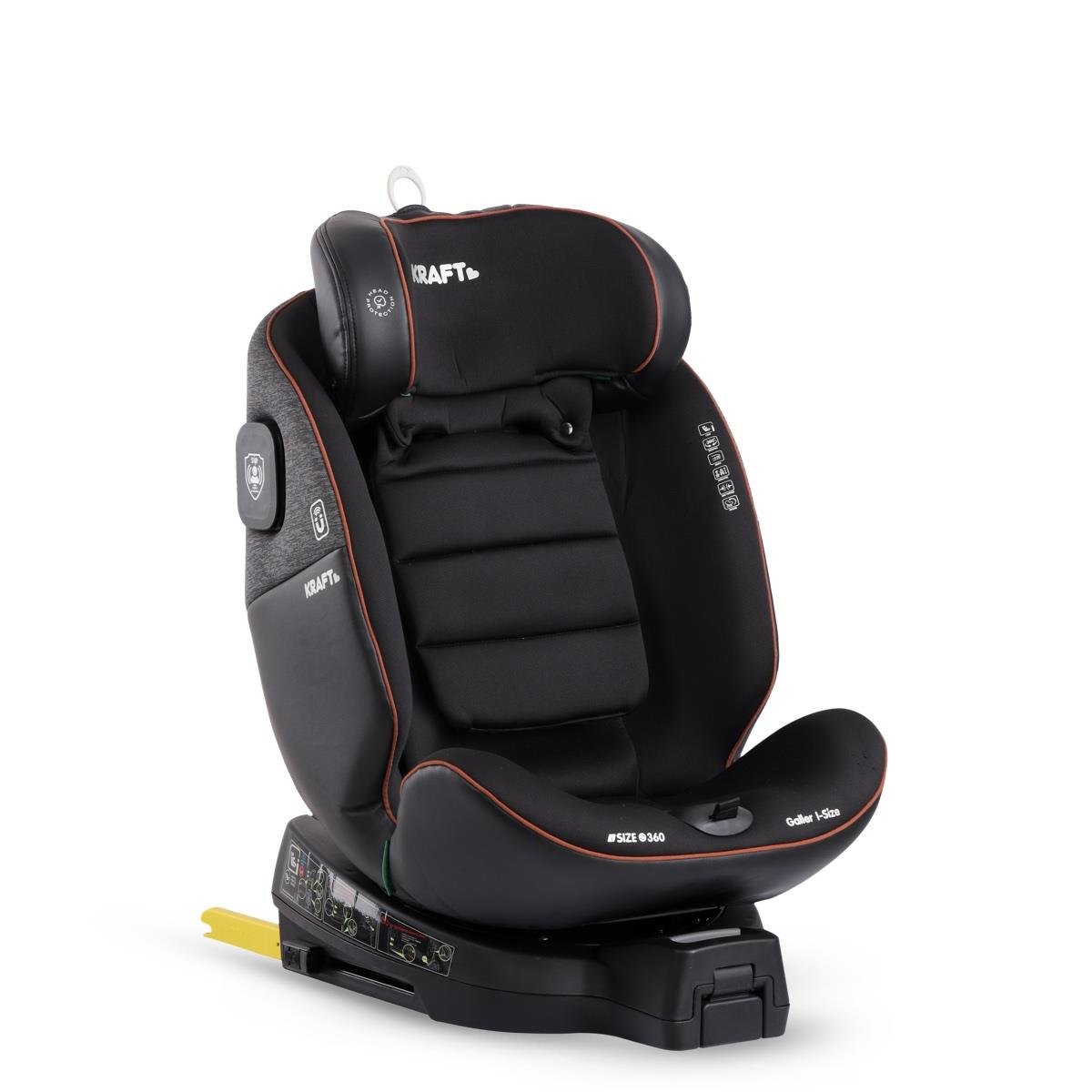 Galler i-size (40-150 cm) 0-36 Kg Oto Koltuğu Siyah