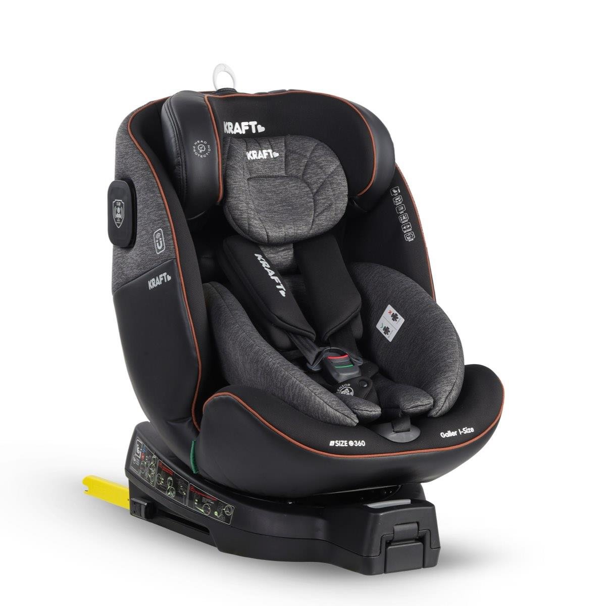 Galler i-size (40-150 cm) 0-36 Kg Oto Koltuğu Gri