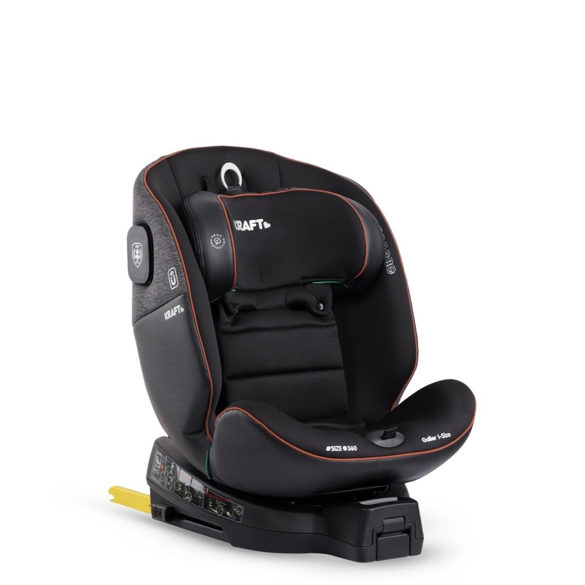 Galler i-size (40-150 cm) 0-36 Kg Oto Koltuğu Siyah