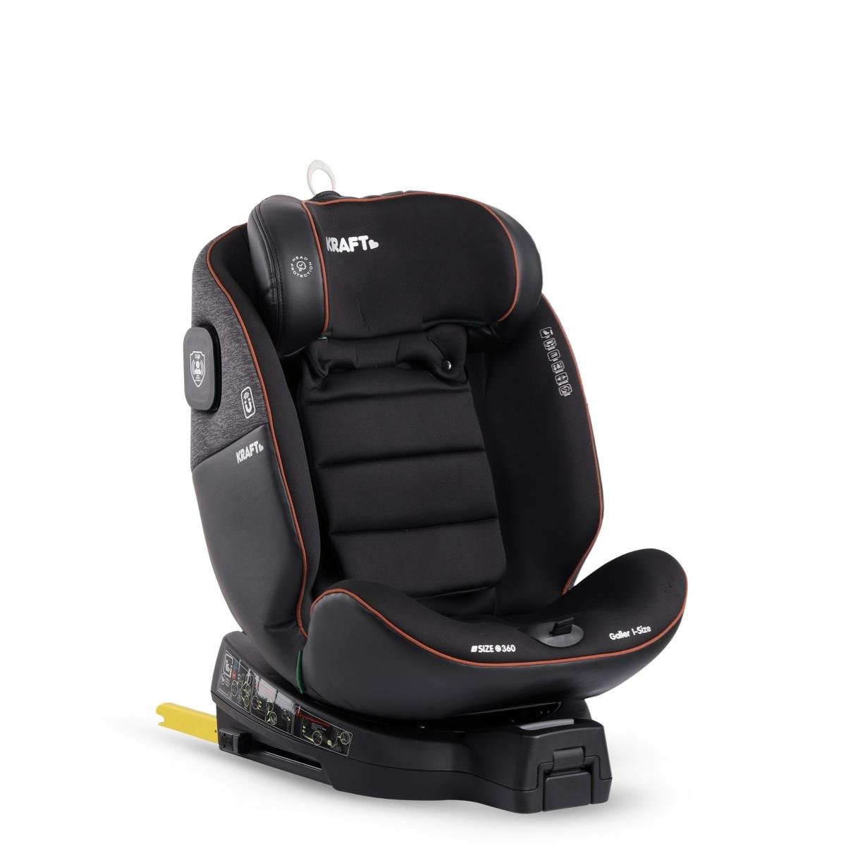 Galler i-size (40-150 cm) 0-36 Kg Oto Koltuğu Siyah