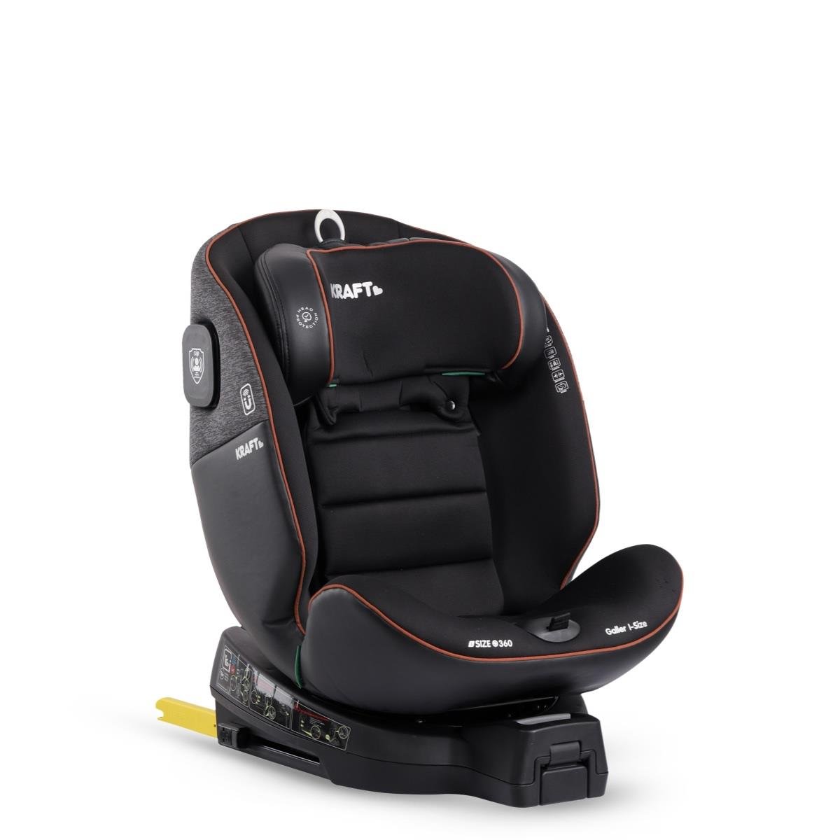 Galler i-size (40-150 cm) 0-36 Kg Oto Koltuğu Siyah