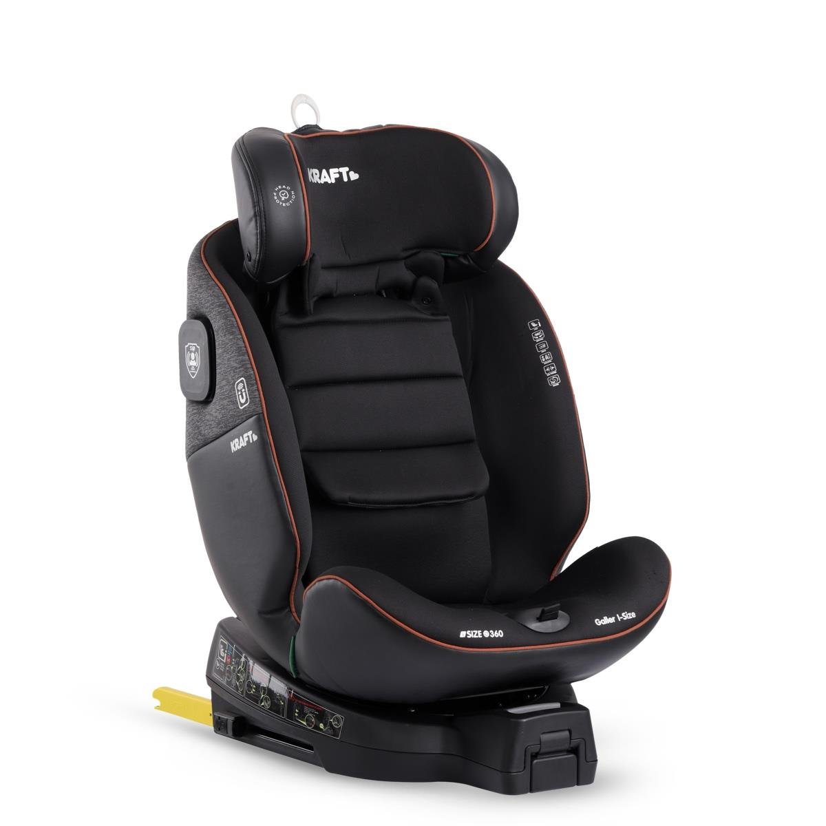 Galler i-size (40-150 cm) 0-36 Kg Oto Koltuğu Siyah