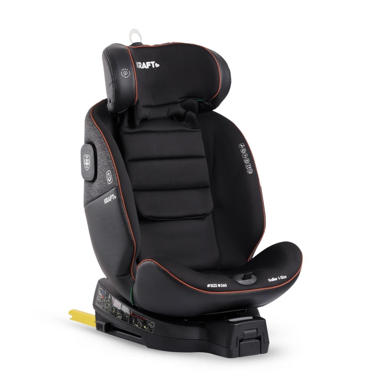 Galler i-size (40-150 cm) 0-36 Kg Oto Koltuğu Siyah