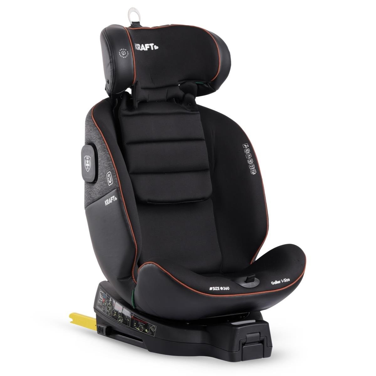 Galler i-size (40-150 cm) 0-36 Kg Oto Koltuğu Siyah