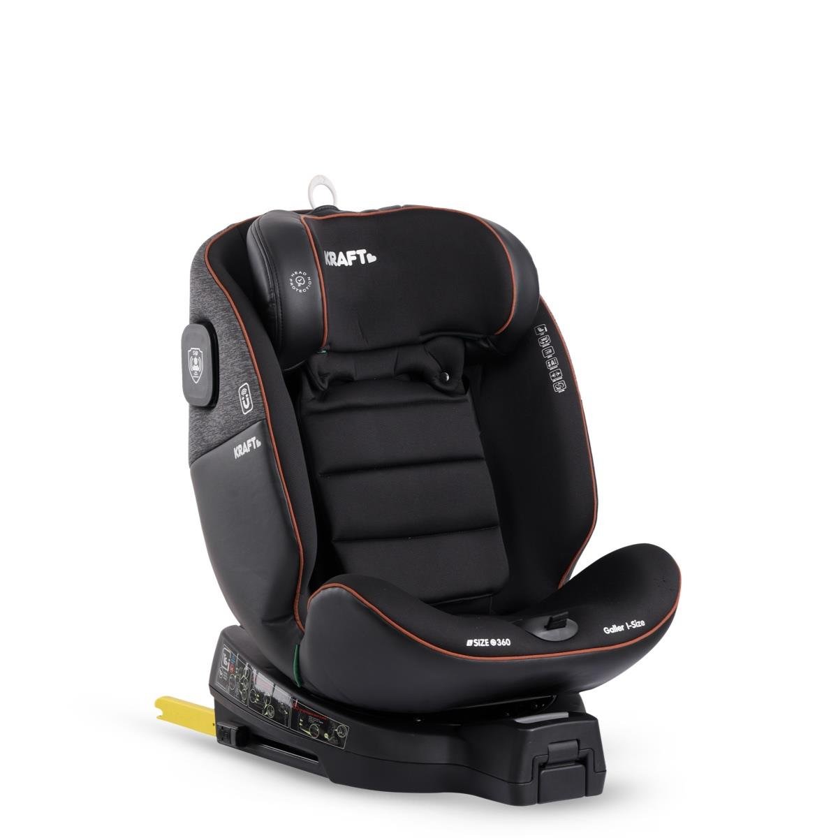 Galler i-size (40-150 cm) 0-36 Kg Oto Koltuğu Siyah
