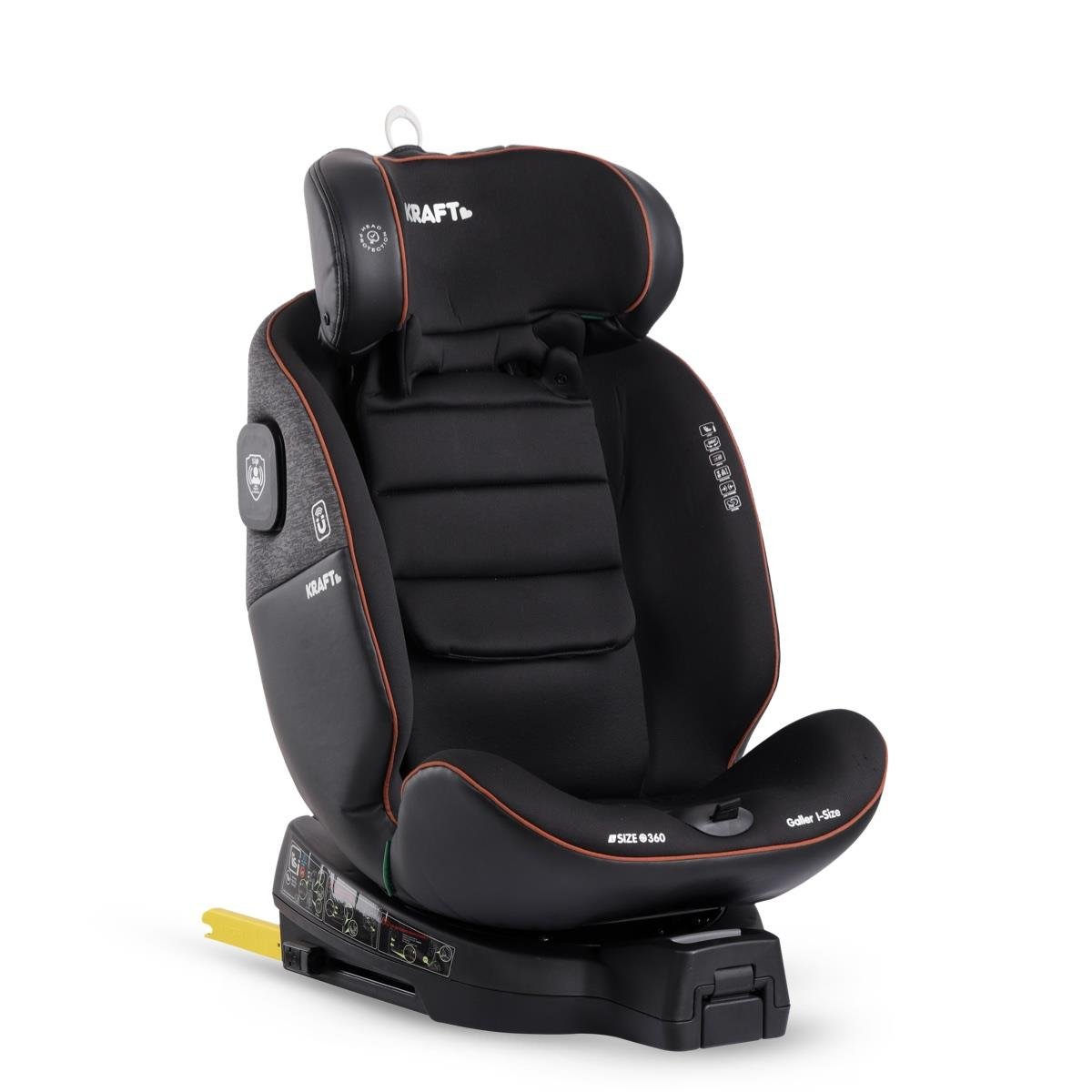 Galler i-size (40-150 cm) 0-36 Kg Oto Koltuğu Siyah