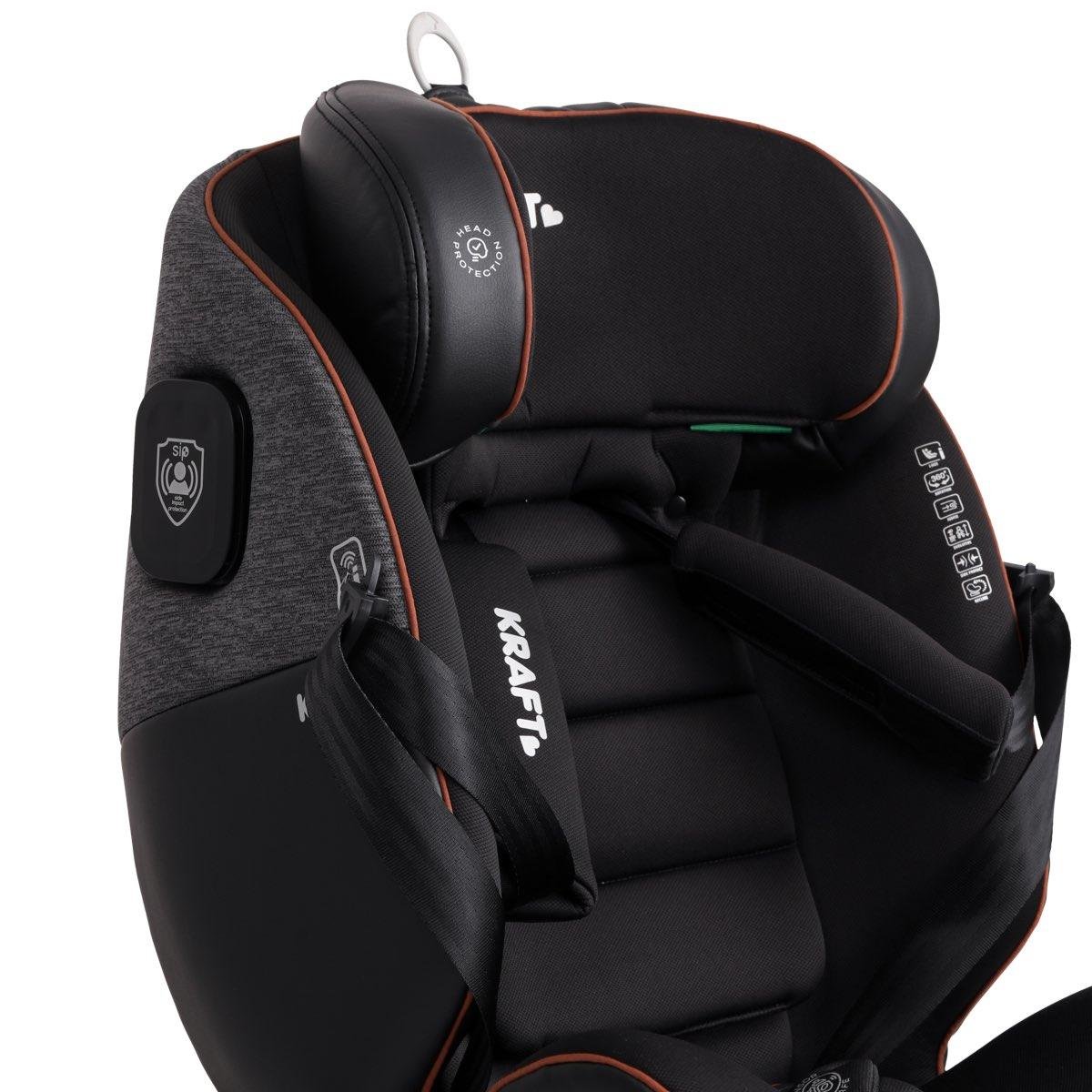 Galler i-size (40-150 cm) 0-36 Kg Oto Koltuğu Siyah