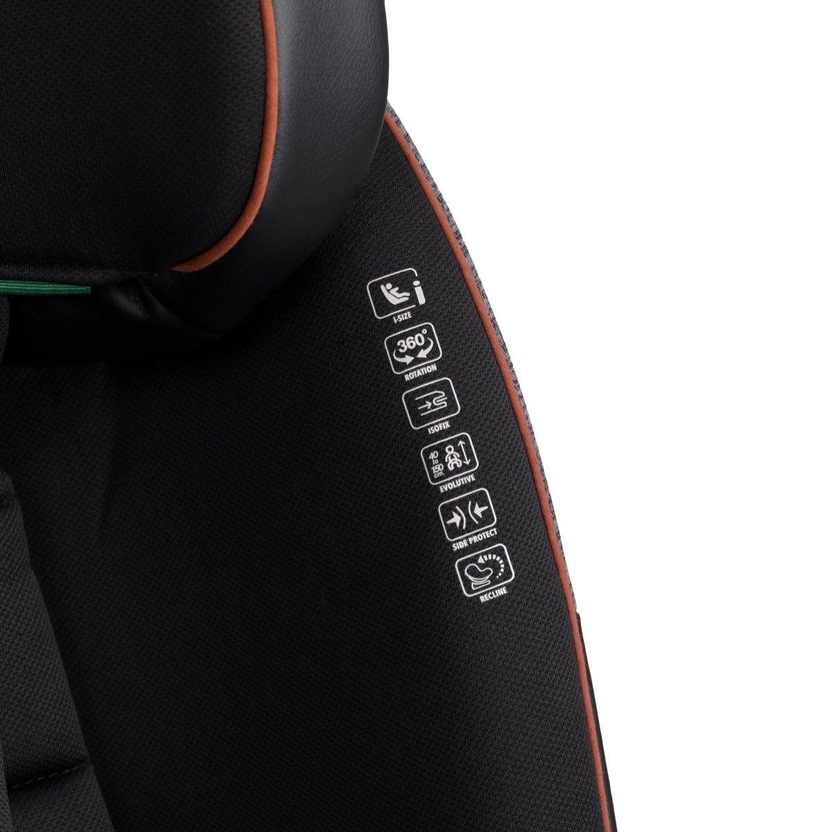 Galler i-size (40-150 cm) 0-36 Kg Oto Koltuğu Gri
