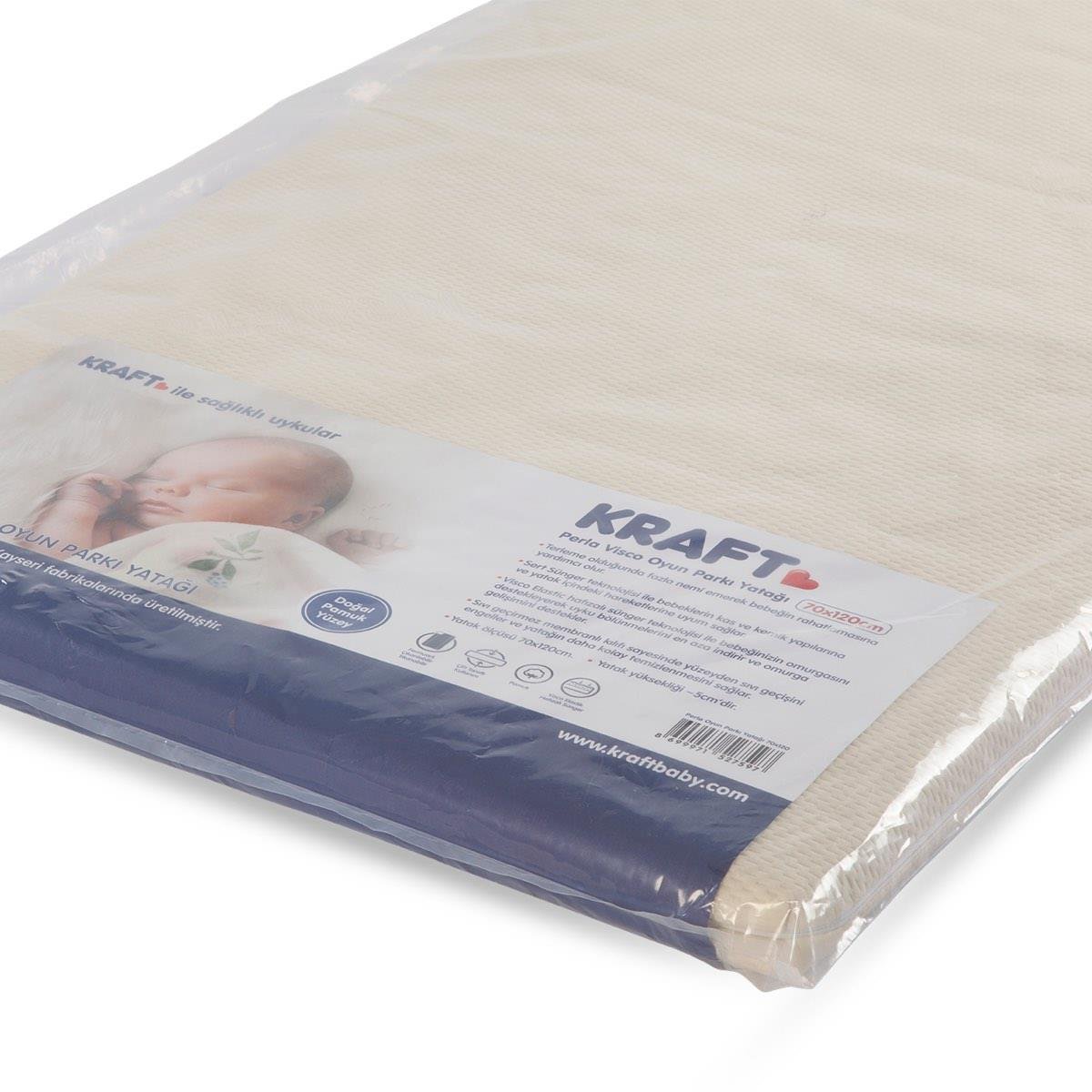 Kraft Perla Visco Oyun Parkı Yatağı 70*120 cm