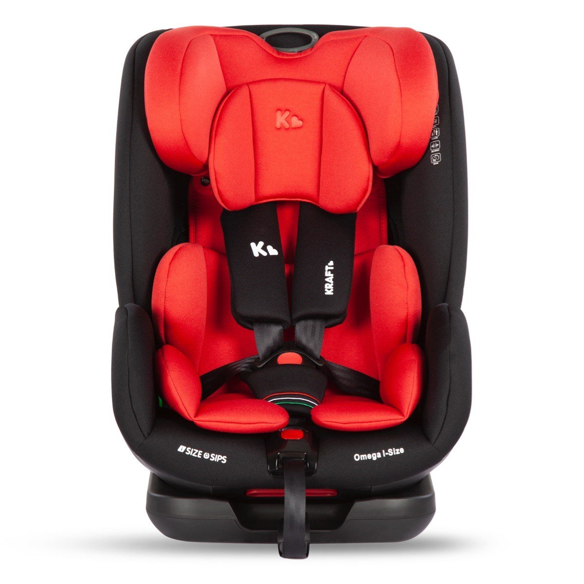 Omega i-Size (76-150 cm) 9-36 Kg Isofixli Oto Koltuğu Kırmızı
