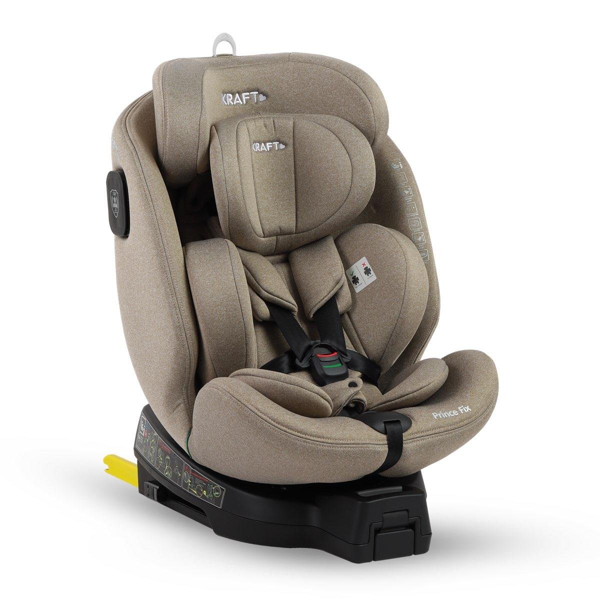 Prince Fix i-size (40-150 cm) 0-36 Kg Oto Koltuğu Bej