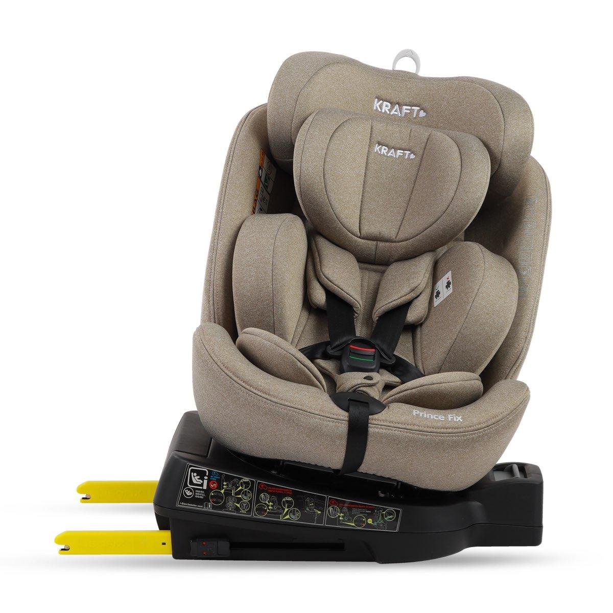 Prince Fix i-size (40-150 cm) 0-36 Kg Oto Koltuğu Bej