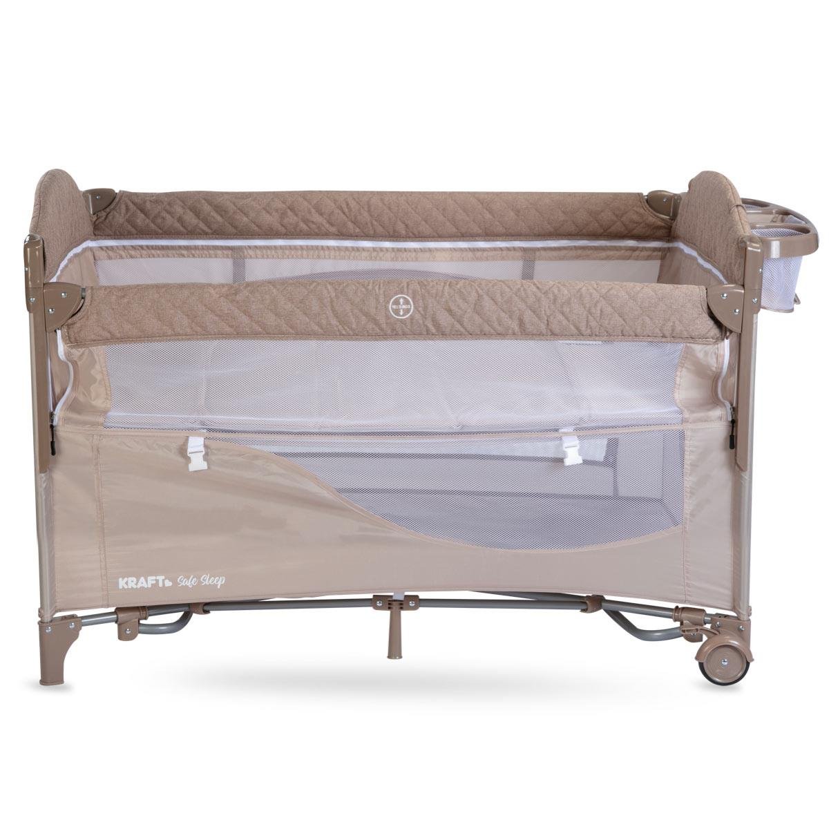 Safe Sleep Anne Yanı Oyun Parkı 70*120 cm Bej