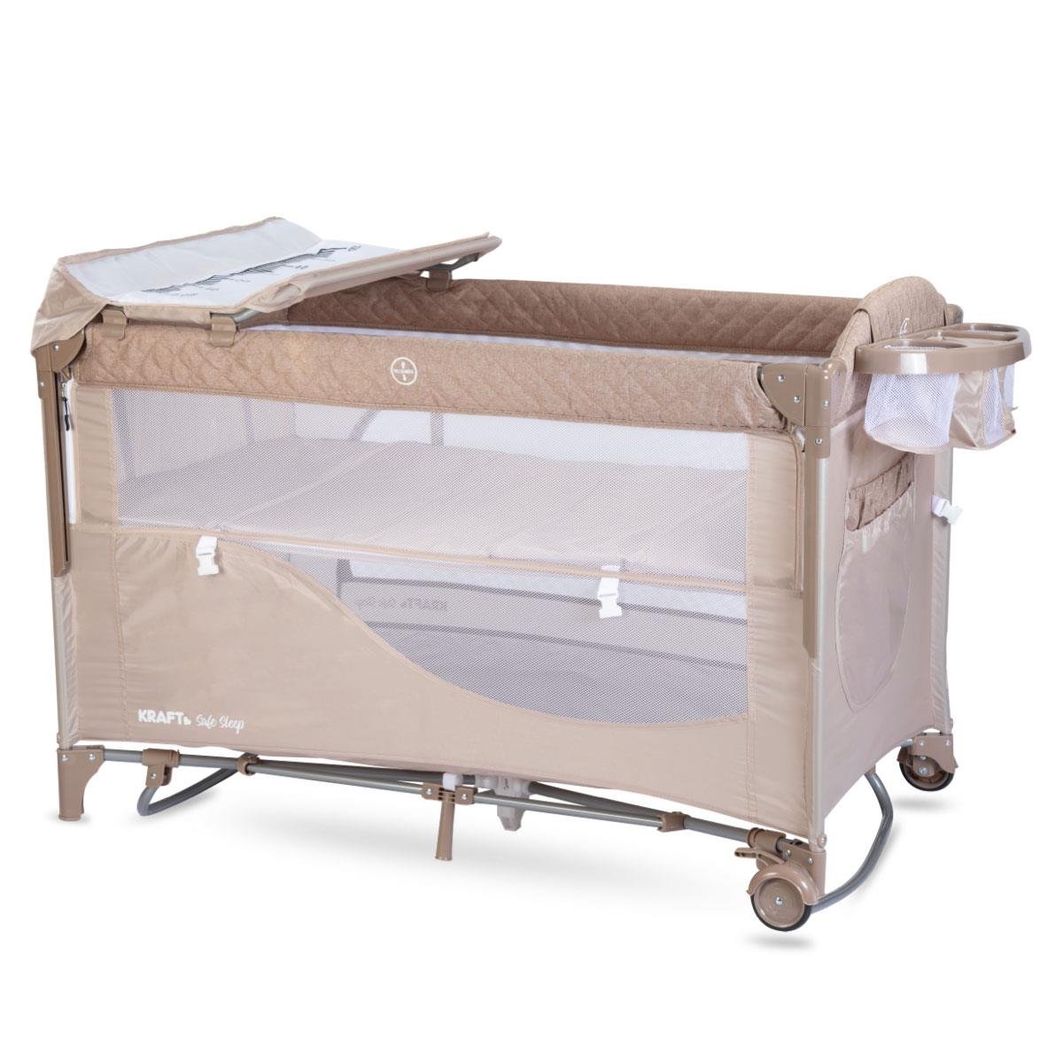 Safe Sleep Anne Yanı Oyun Parkı 70*120 cm Bej