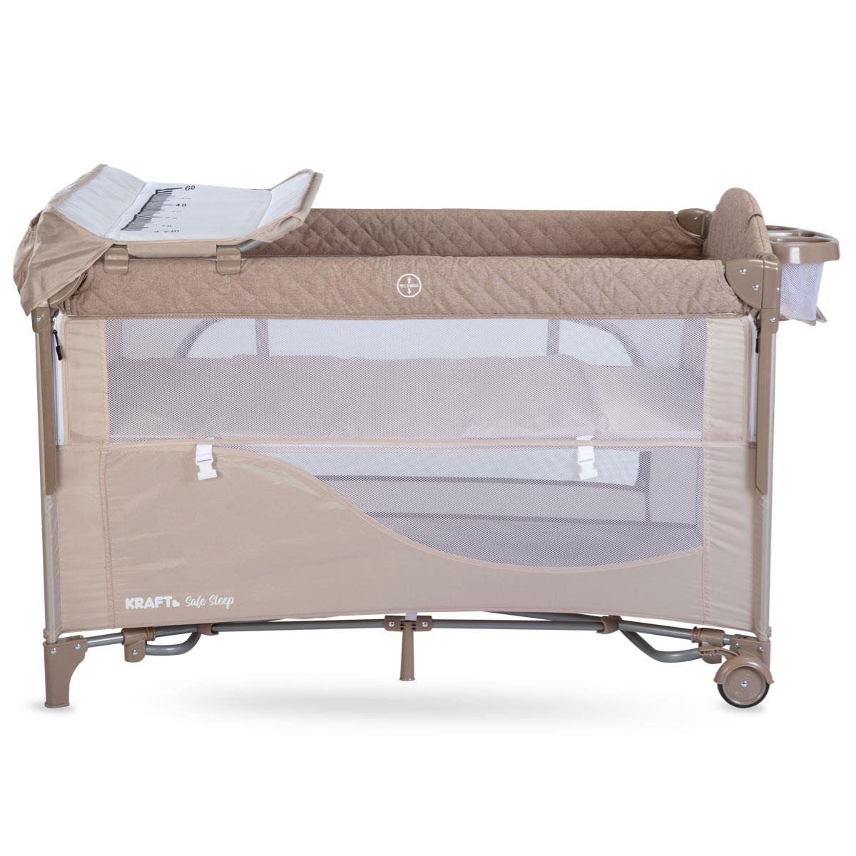 Safe Sleep Anne Yanı Oyun Parkı 70*120 cm Bej