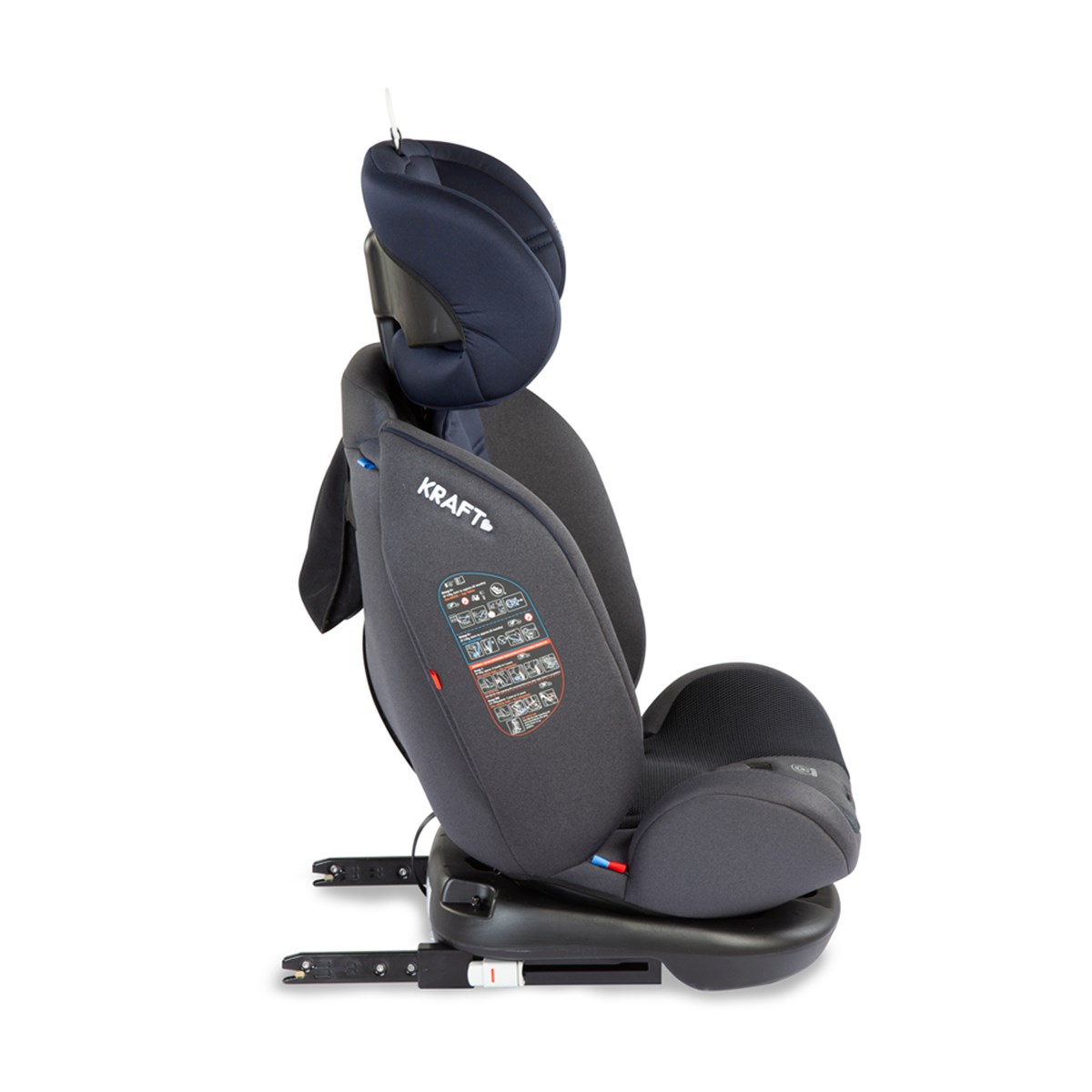 Safe Spin 0-36 kg Oto Koltuğu Kırmızı Gri