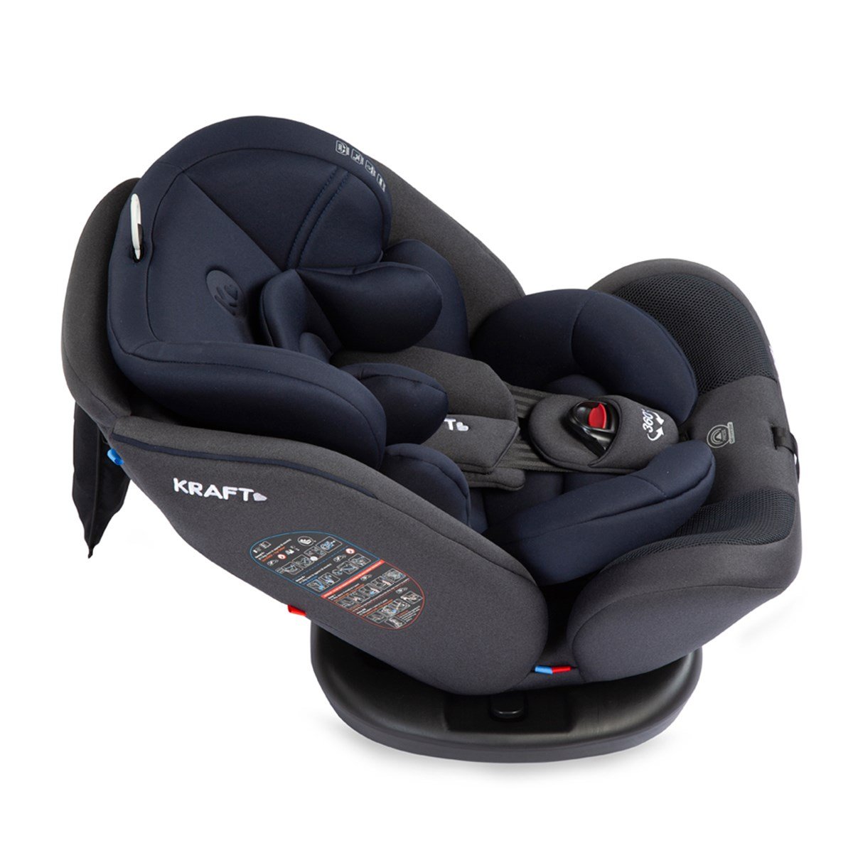Safe Spin 0-36 kg Oto Koltuğu Kırmızı Gri