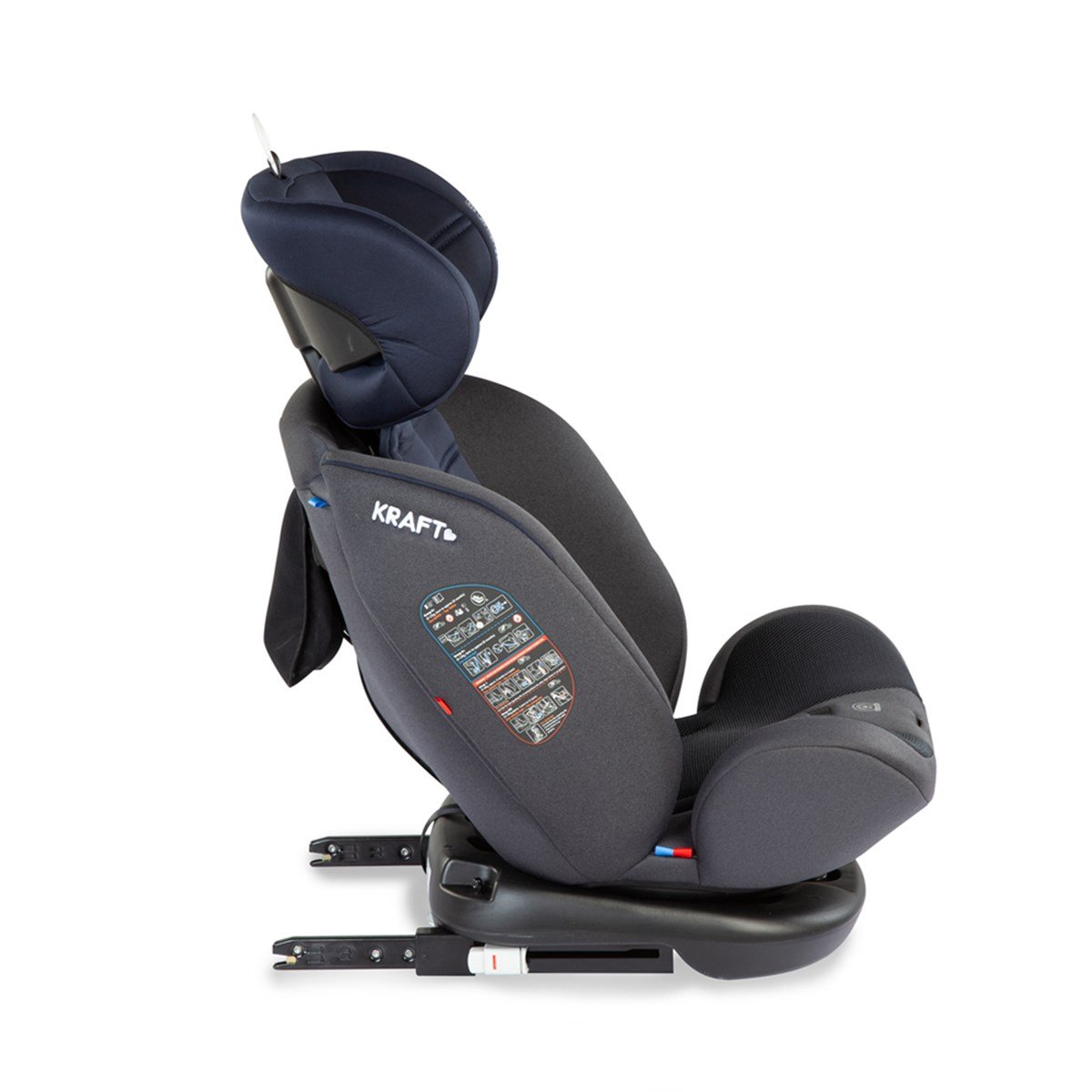 Safe Spin 0-36 kg Oto Koltuğu Kırmızı Gri