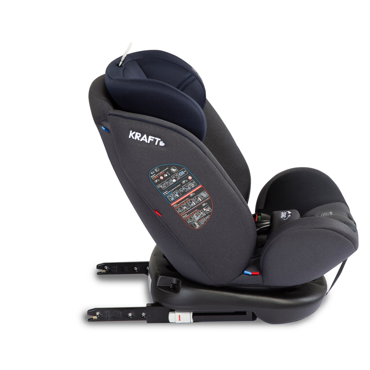Safe Spin 0-36 kg Oto Koltuğu Kırmızı Gri
