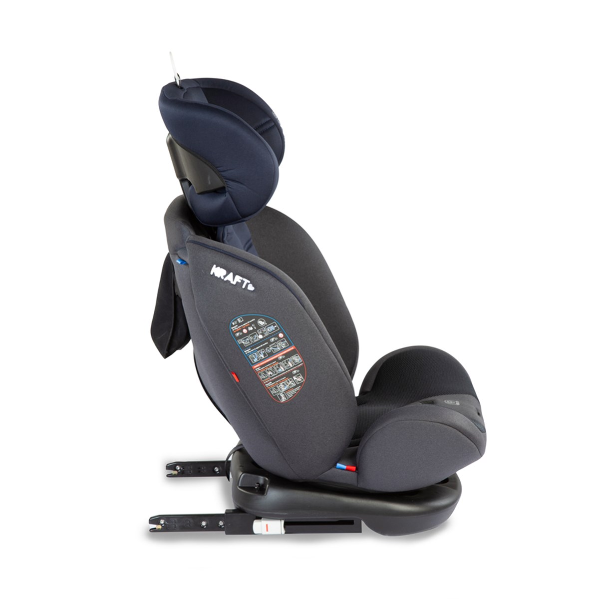 Safe Spin 0-36 kg Oto Koltuğu Kırmızı Gri