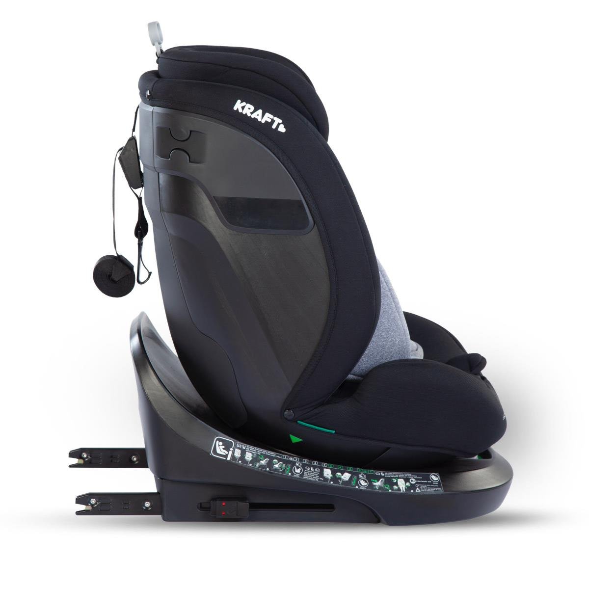 Spin i-size (40-150 cm) 0-36 Kg Oto Koltuğu Siyah