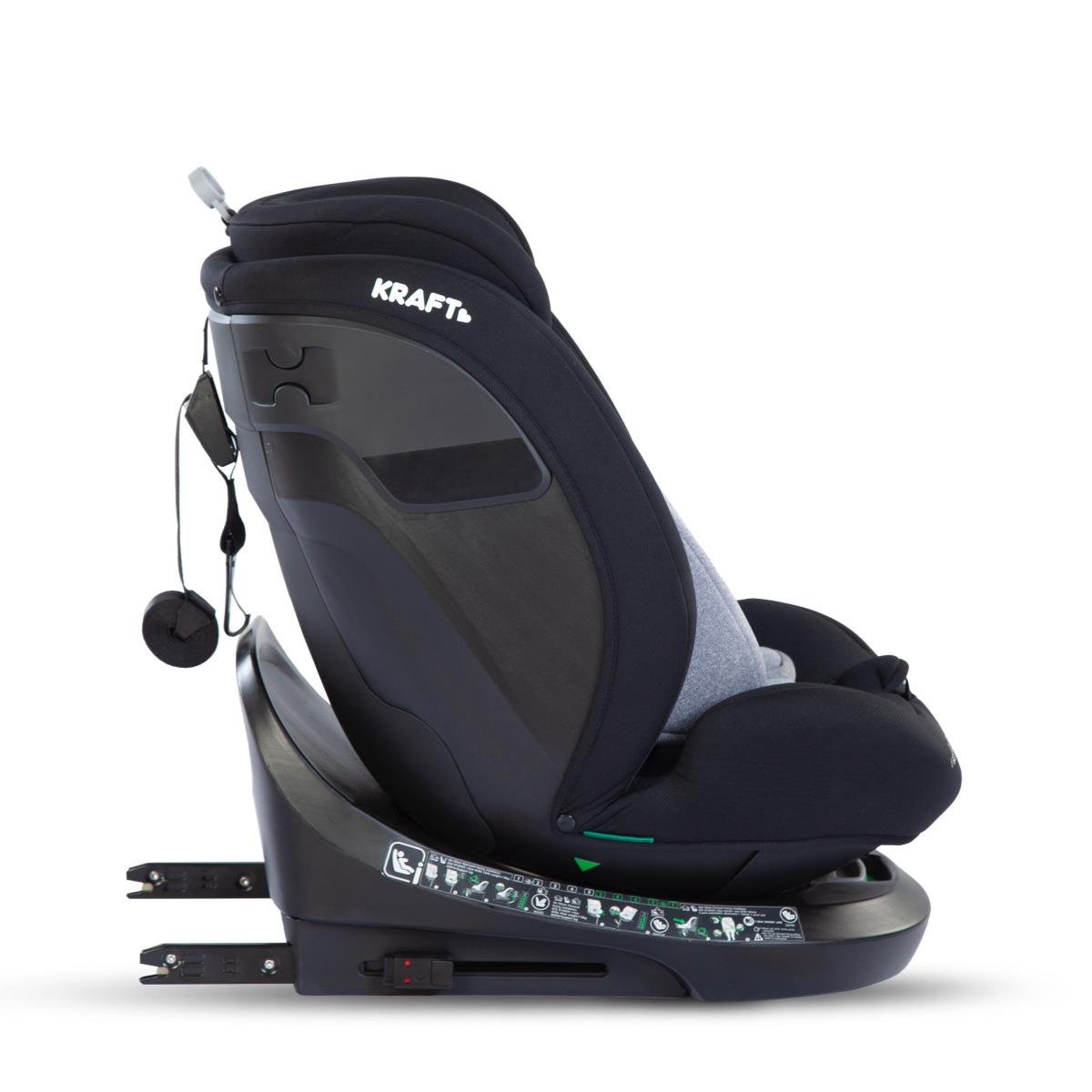 Spin i-size (40-150 cm) 0-36 Kg Oto Koltuğu Gri