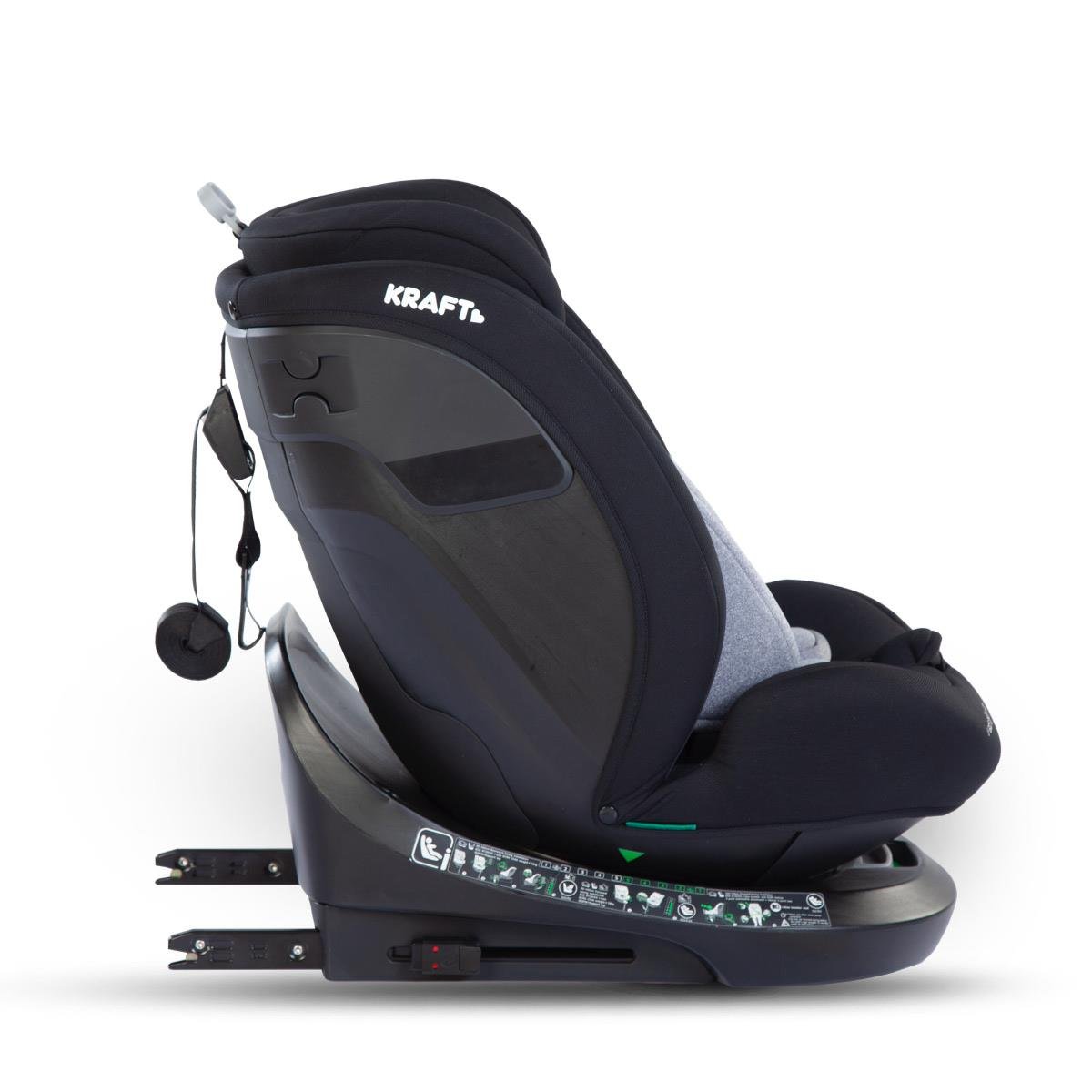 Spin i-size (40-150 cm) 0-36 Kg Oto Koltuğu Siyah