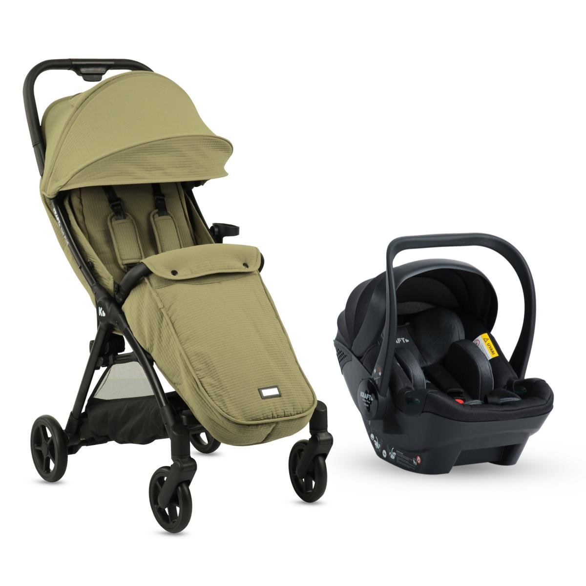 York Plus Travel Sistem Bebek Arabası Yeşil