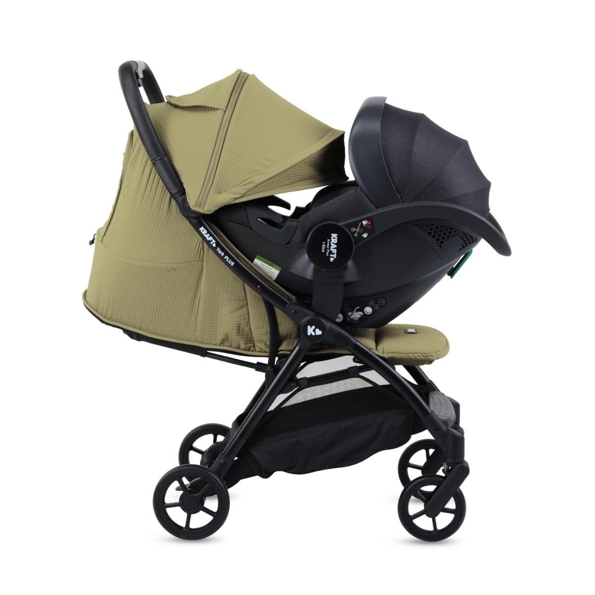 York Plus Travel Sistem Bebek Arabası Yeşil