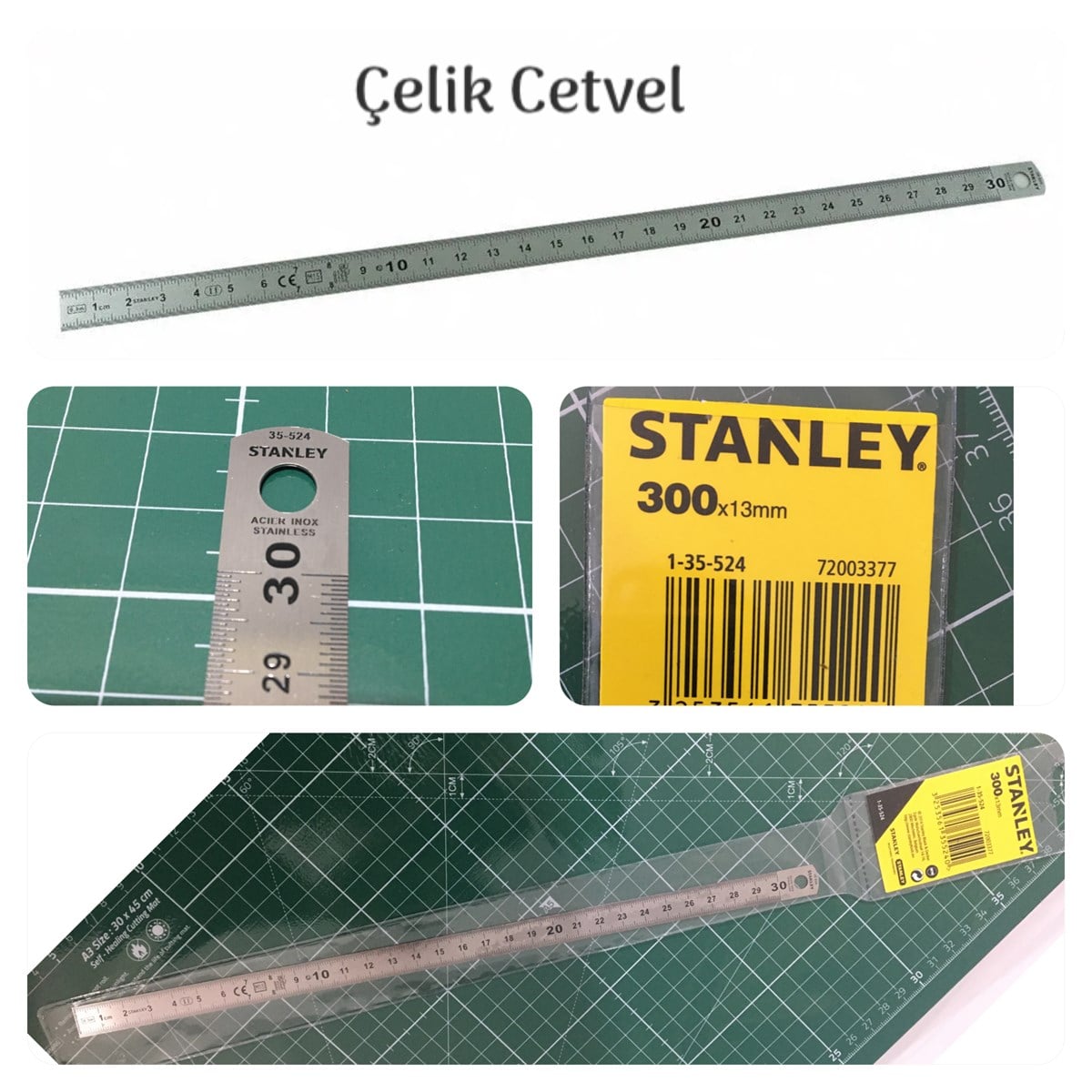 Stanley Çelik Cetvel  | derimalzeme.comÇelik Cetvel 