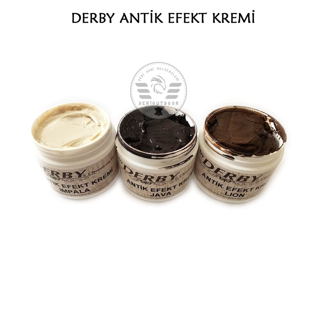 Derby Antik Efekt Krem
