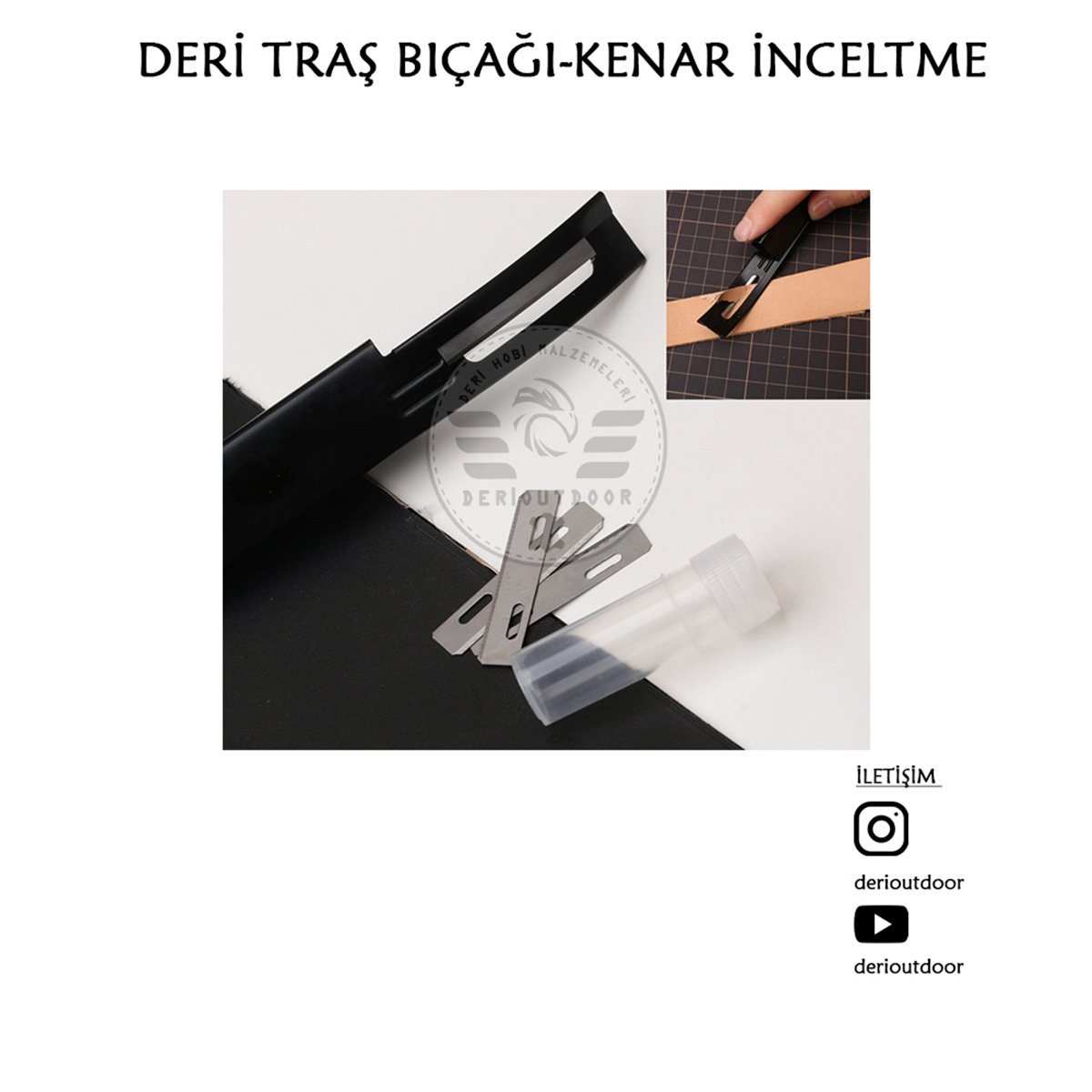 Deri Traş Bıçağı-Kenar İnceltme