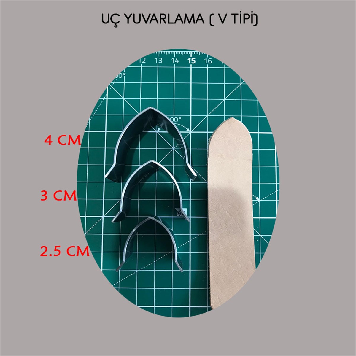 Uç Yuvarlama BıçağıUç Yuvarlama Bıçağı (V Tipi)