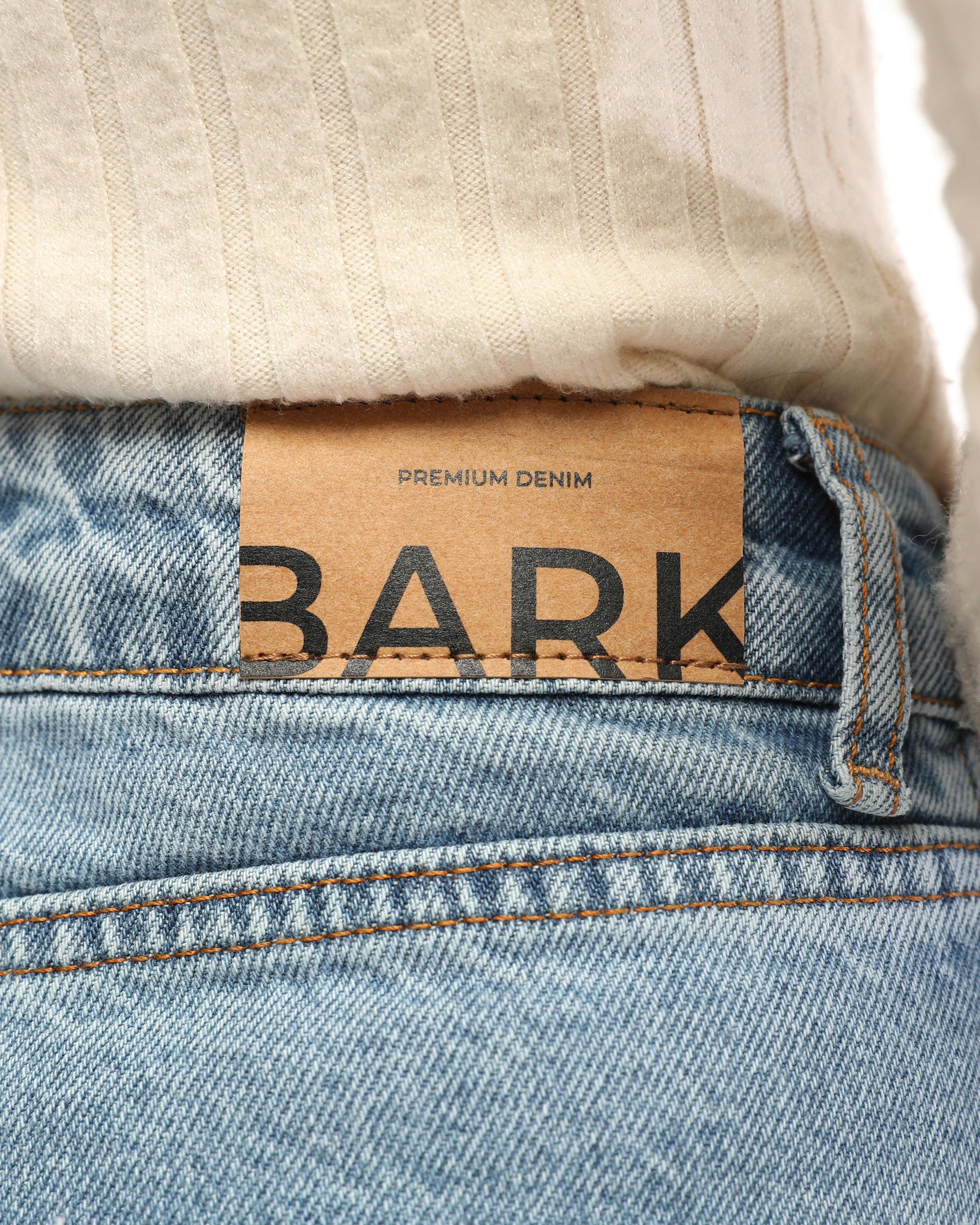 The Bark Fermuar Detaylı Kadın Jean Pantolon 40340 Mavi