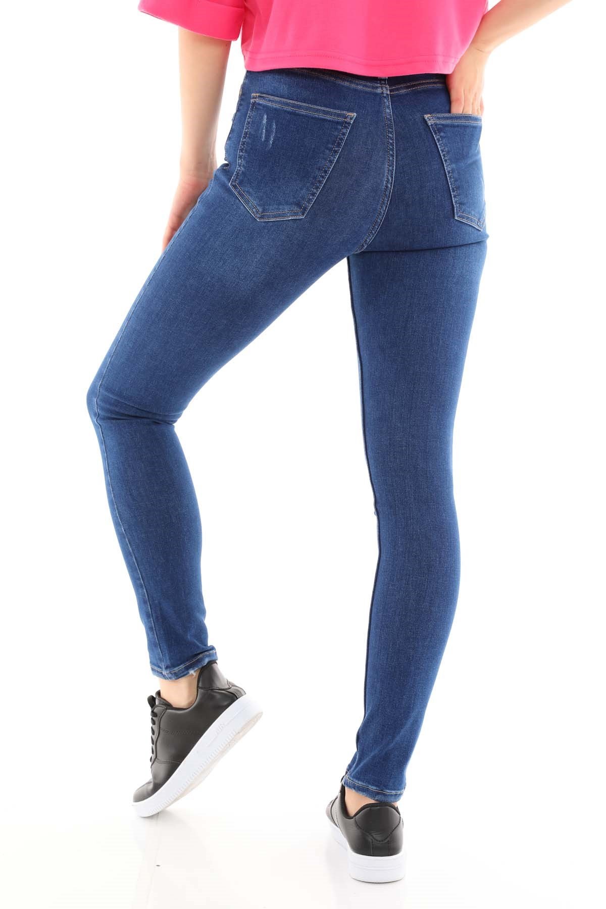 The Bark Kadın Skinny Jean Pantolon 1031 Koyu Mavi