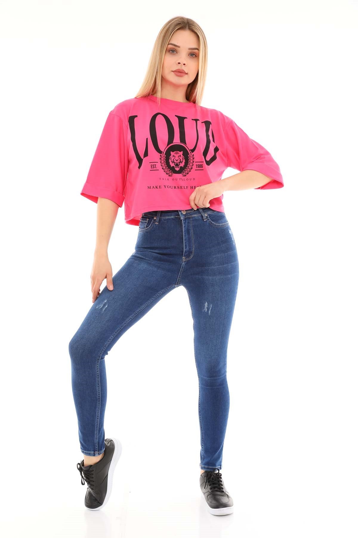 The Bark Kadın Skinny Jean Pantolon 1031 Koyu Mavi