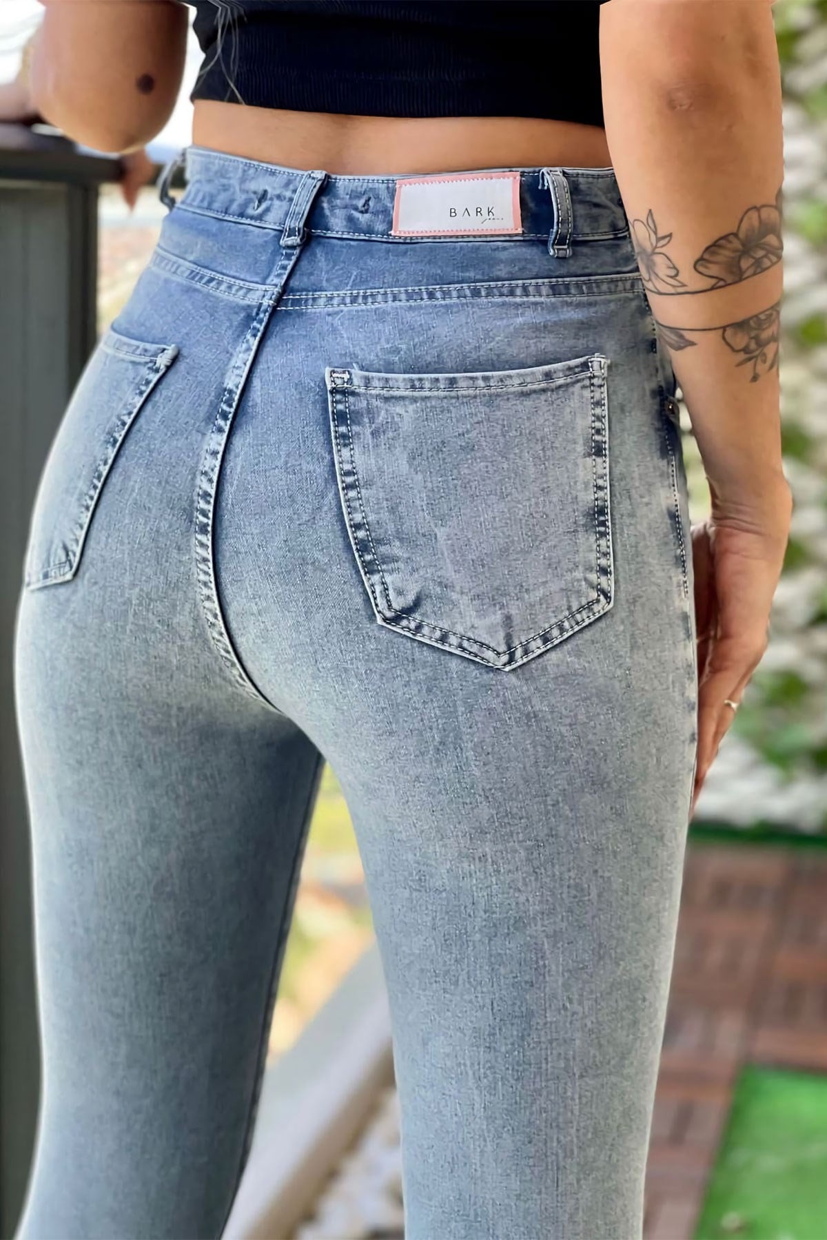 The Bark Kadın Skinny Jean Pantolon 4065-808 Mavi