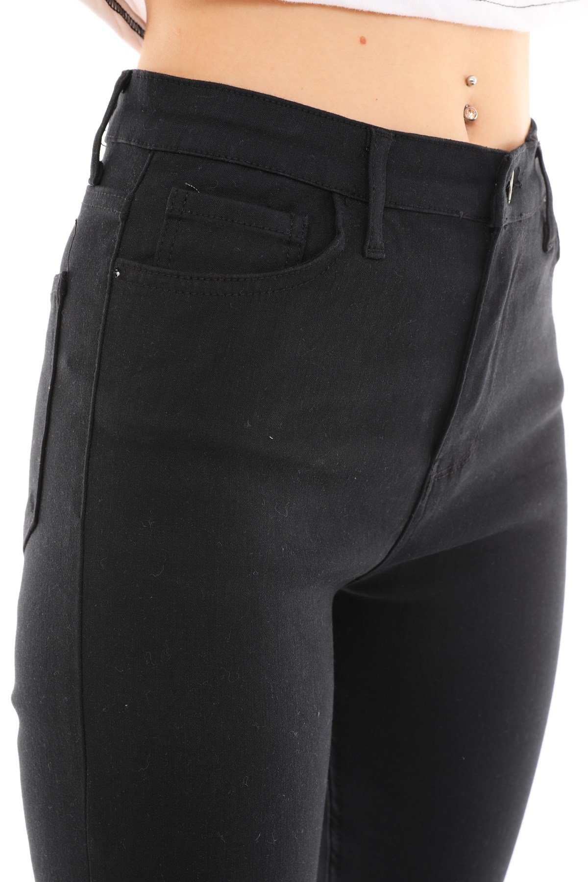 The Bark Kadın Skiny Jean Pantolon 1031-1037 Siyah