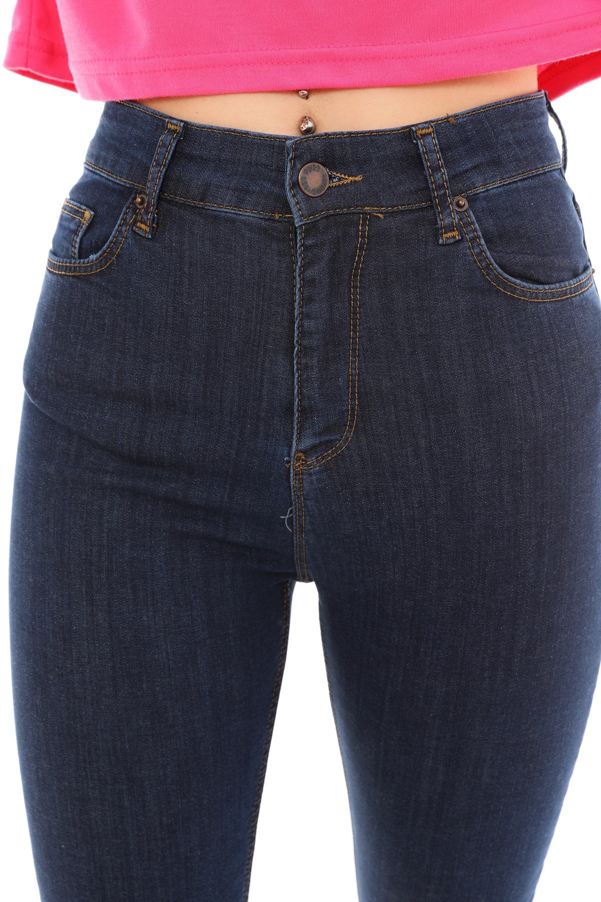 The Bark Kadın Skiny Jean Pantolon 1031-258 Lacivert