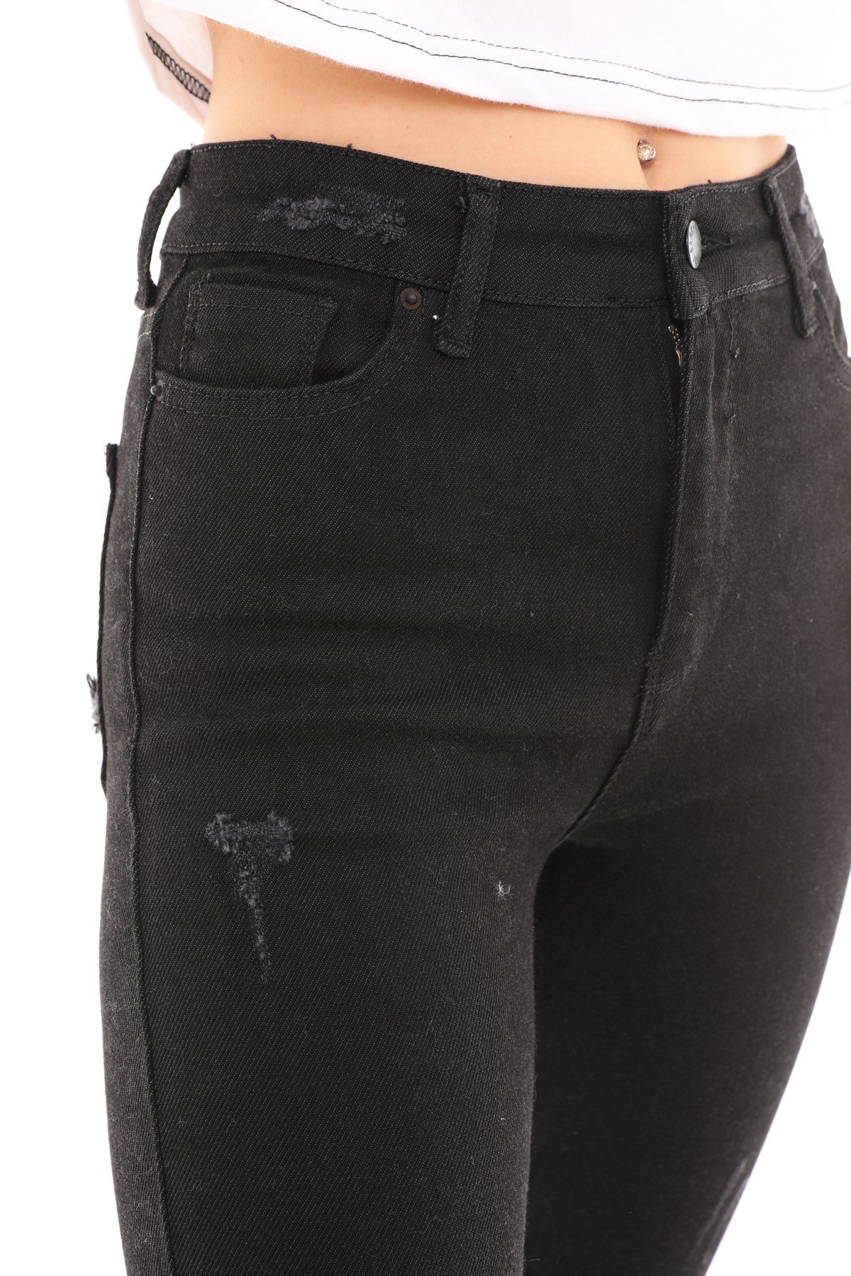 The Bark Kadın Skiny Jean Pantolon 1031-209 Siyah