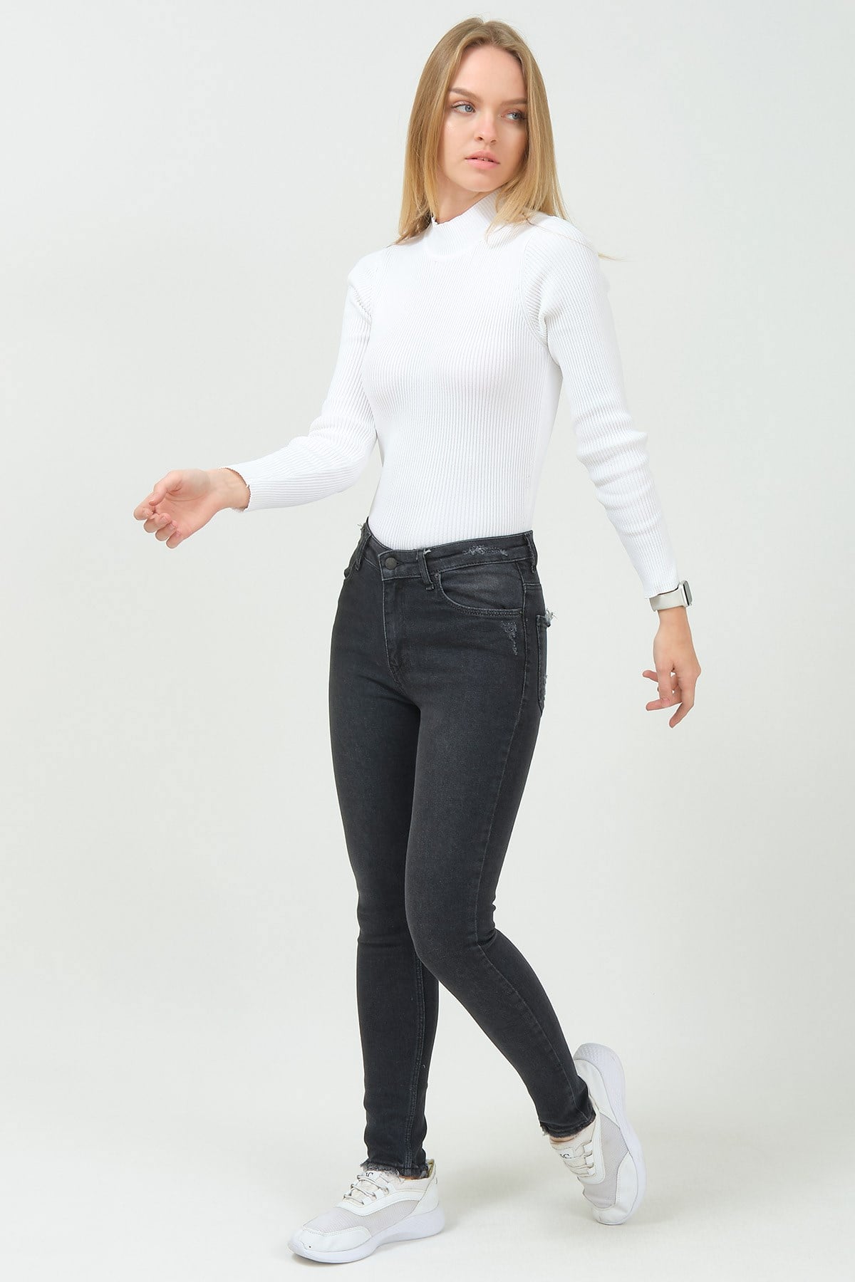 The Bark Nancy Skinny Jean Kadın Pantolon N988 Siyah