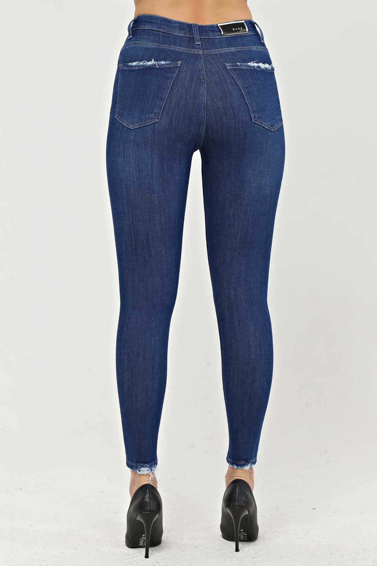 The Bark Skinny Jean Kadın Pantolon 1031-967 Mavi