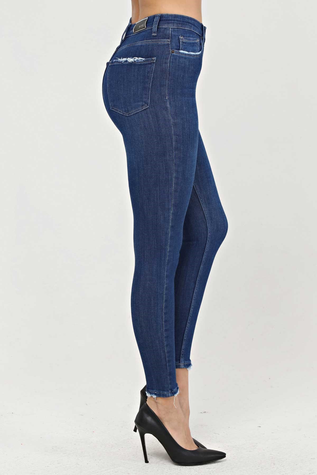The Bark Skinny Jean Kadın Pantolon 1031-967 Mavi