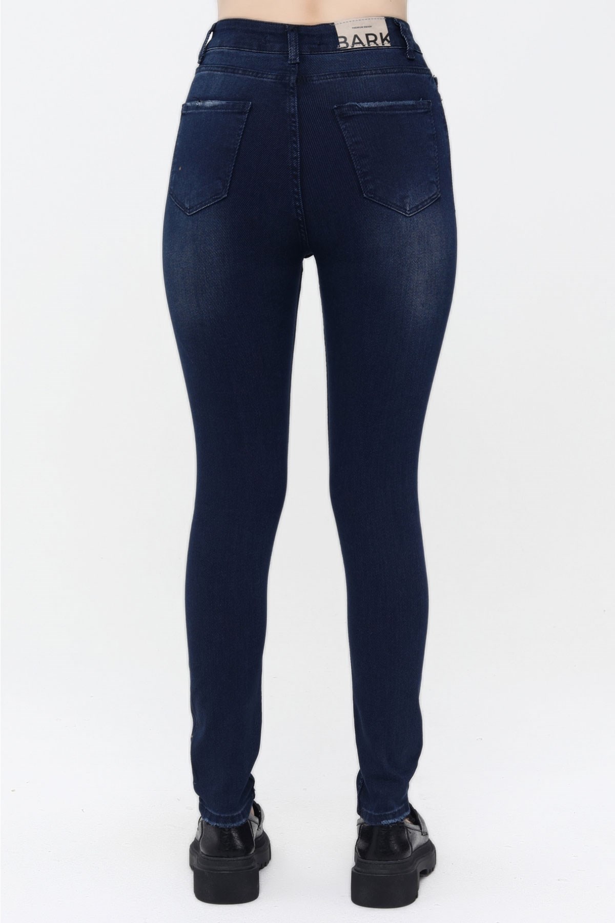 The Bark Skinny Jean Kadın Pantolon 1031-264 Lacivert