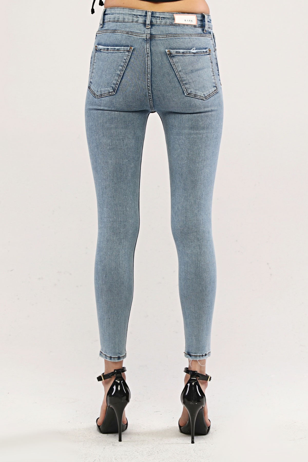 The Bark Skinny Jean Kadın Pantolon 1031-936 Açık Mavi