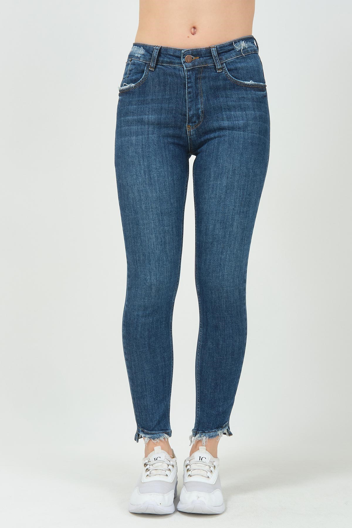 The Bark Skinny Jean Kadın Pantolon 40100-972 Mavi