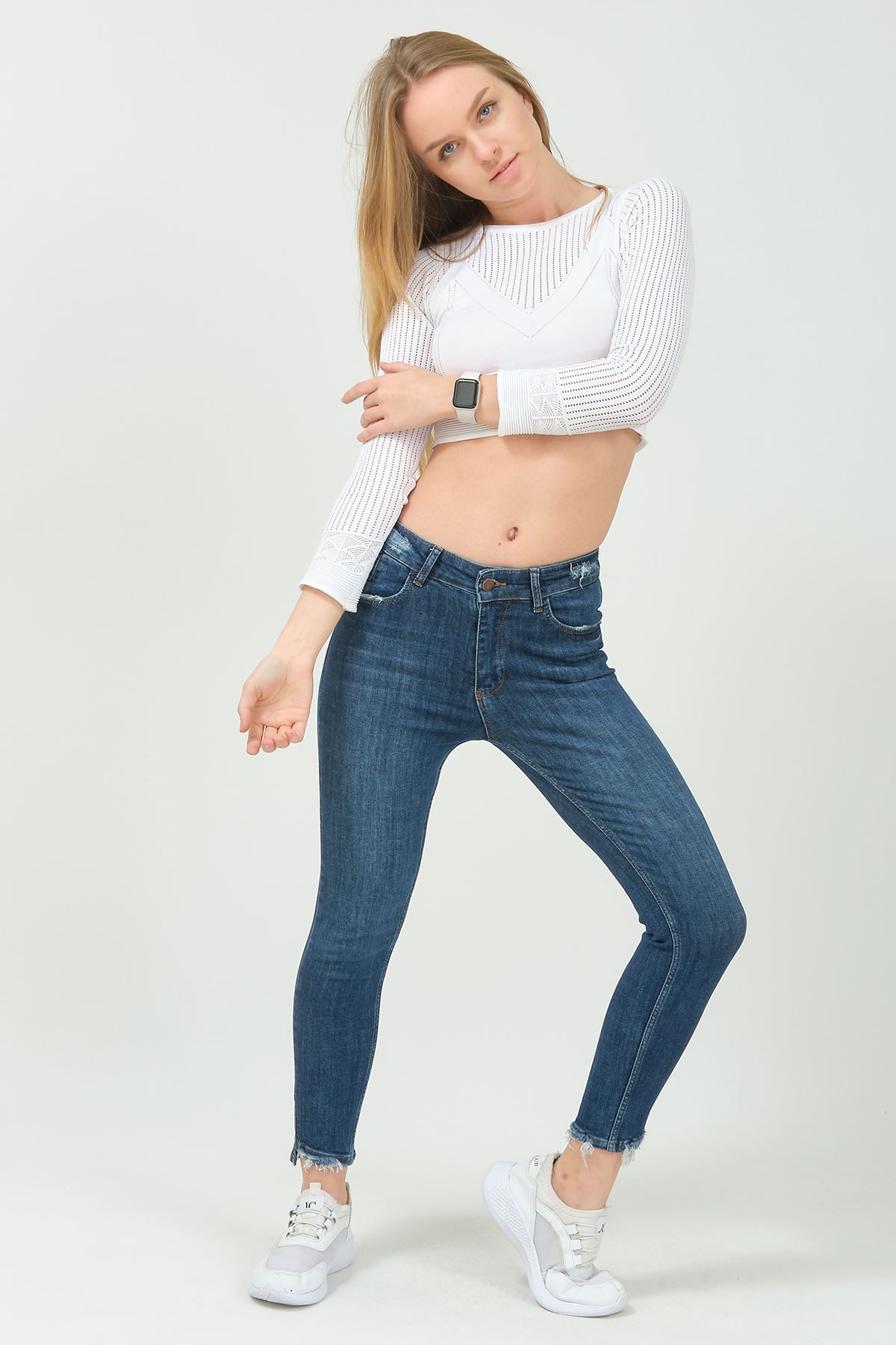 The Bark Skinny Jean Kadın Pantolon 40100-972 Mavi