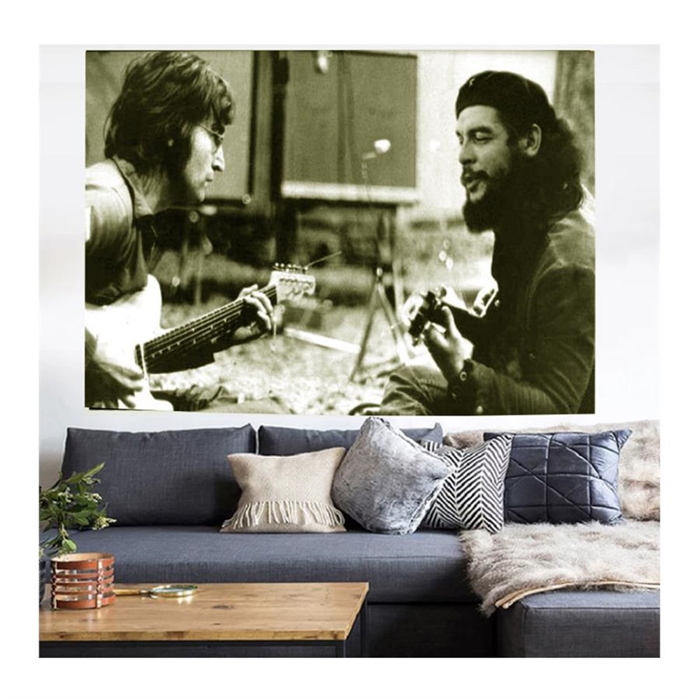 70 X 100 Cm John Lennon - Che Guevara Duvar Halısı